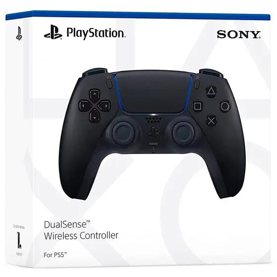 Controle joystick sem fio Sony PlayStation 5 DualSense midnight black - Big House Variedades