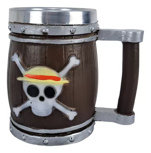 Caneca 3D One Piece Barril