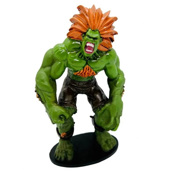 Boneco Estatua Blanka Street Fighter Colecionaveis - Big House Variedades Oficial