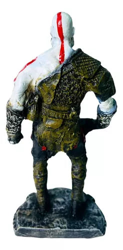 Boneco Estátua Kratos God Of War 4 Resina Estatueta - Big house Variedades