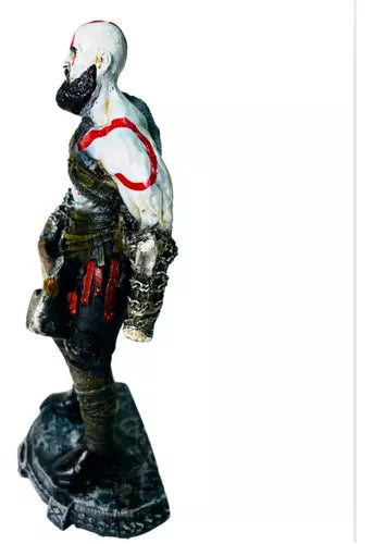 Boneco Estátua Kratos God Of War 4 Resina Estatueta - Big house Variedades