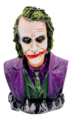 Boneco Estatueta Busto Coringa Batman Colecionável Resina - Big Bouse Variedades Oficial