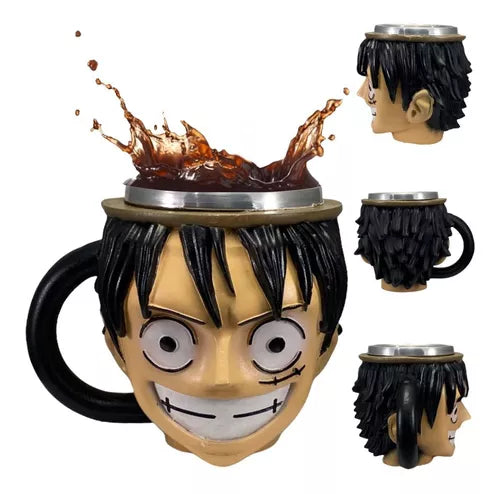 Caneca 3D Luffy One Piece