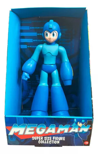 boneco Megaman Vinil 22 CM - Big House Variedades Oficial