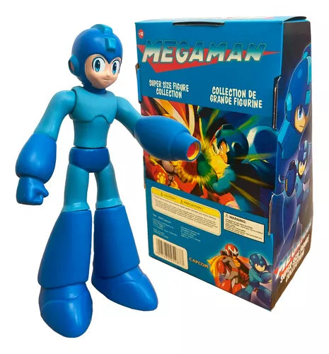 boneco Megaman Vinil 22 CM - Big House Variedades Oficial