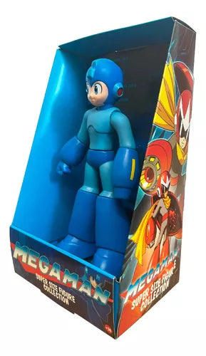 boneco Megaman Vinil 22 CM - Big House Variedades Oficial