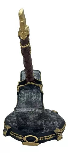 Martelo Thor God Of War Ragnarök C/ Base Resina 18cm