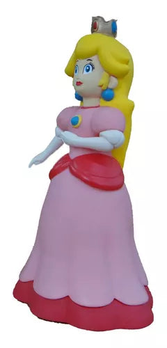 Princesa Peach Vinil 23 CM - Big House Variedades Oficial